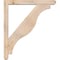 Ekena Millwork Funston Craftsman Smooth Bracket w/ Offset Brace, Douglas Fir, 5 1/2"W x 42"D x 48"H BKT0604X42X48FST04SDF - alternate 3